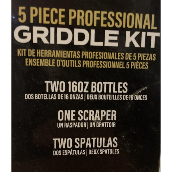 Blackstone Professional Stainless Steel Griddle Accessories Tool Kit 5 Piece NEW - Picture 7 of 7